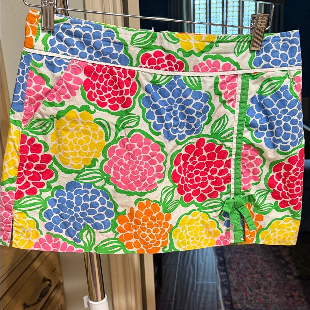 Lilly Pulitzer Colorful Floral Skort